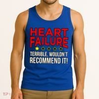 Heart Failure Terrible Hearts Disease Awareness Graphic Gift Tank Top thumb 3