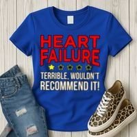 Heart Failure Terrible Hearts Disease Awareness Graphic Gift Women's T-Shirt thumb 3