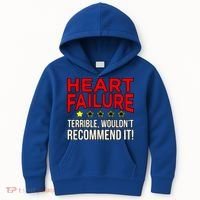Heart Failure Terrible Hearts Disease Awareness Graphic Gift Kids Hoodie thumb 0