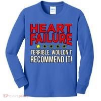 Heart Failure Terrible Hearts Disease Awareness Graphic Gift Kids Long Sleeve Shirt thumb 0