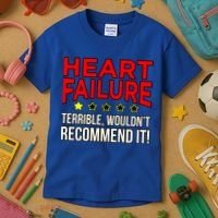 Heart Failure Terrible Hearts Disease Awareness Graphic Gift Kids T-Shirt thumb 3