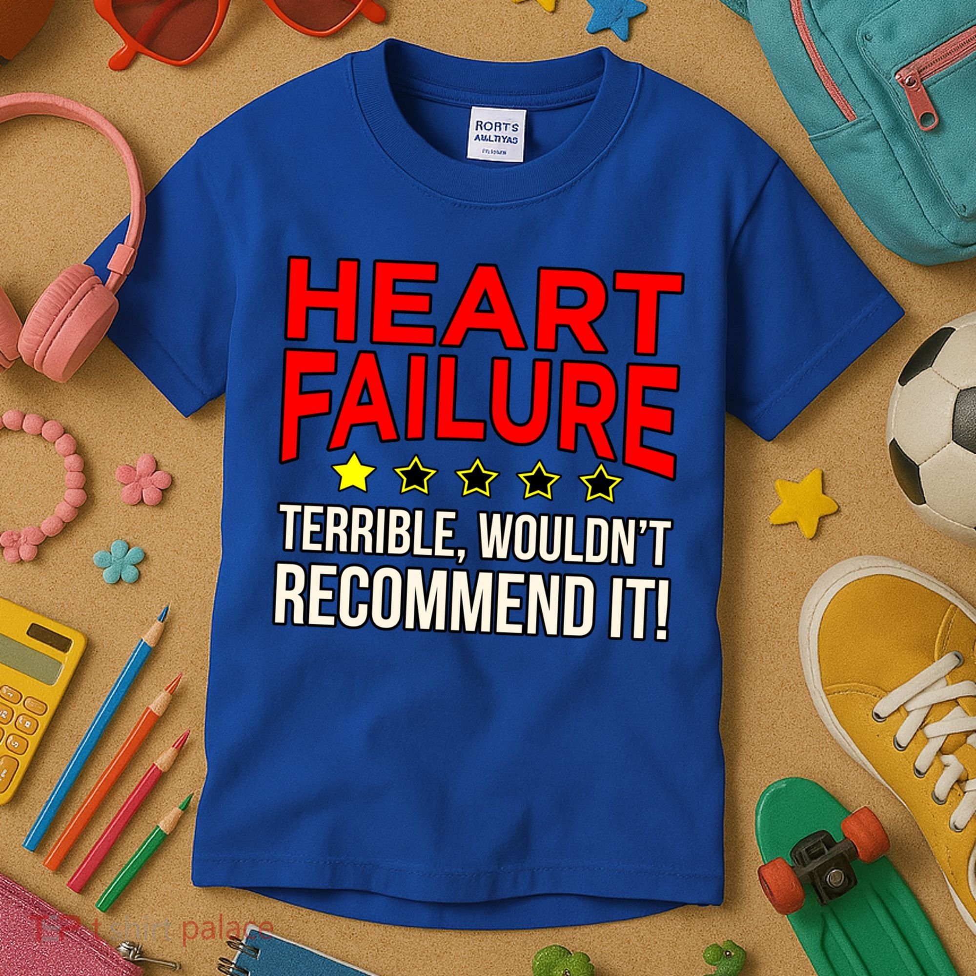 Heart Failure Terrible Hearts Disease Awareness Graphic Gift Kids T-Shirt