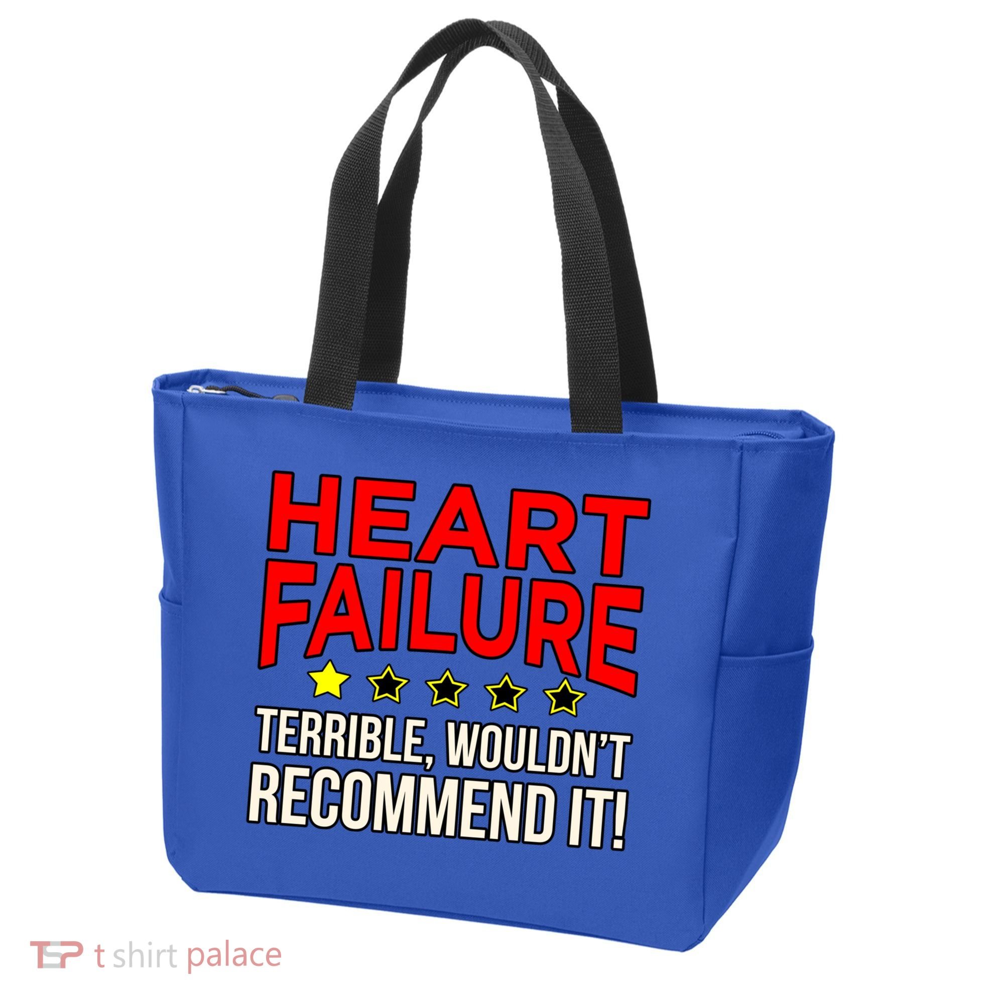 Heart Failure Terrible Hearts Disease Awareness Graphic Gift Tote Bag
