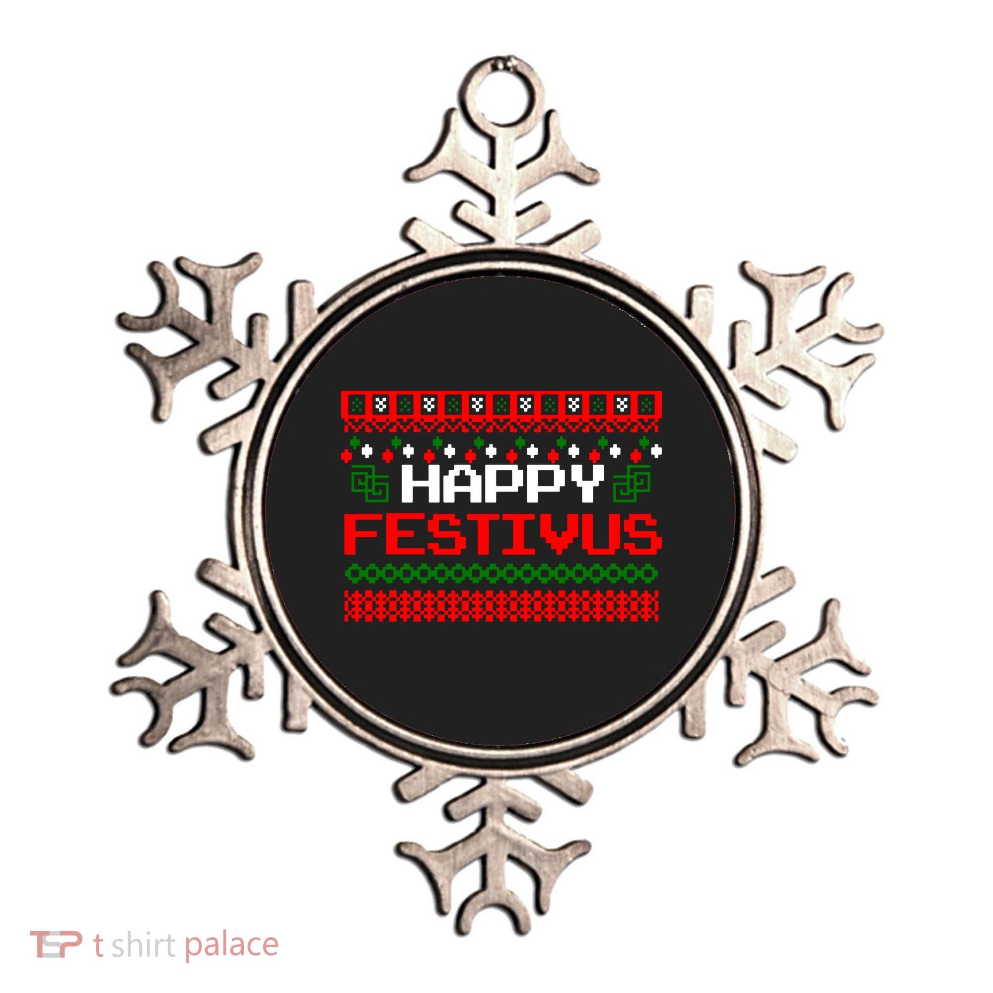 Happy Festivus Ugly Christmas Ornament