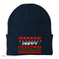 Happy Festivus Ugly Christmas Beanie thumb 0