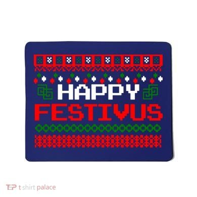 Happy Festivus Ugly Christmas Mousepad