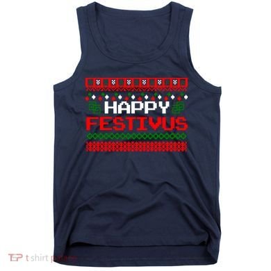 Happy Festivus Ugly Christmas Tank Top