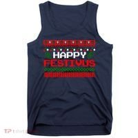 Happy Festivus Ugly Christmas Tank Top thumb 0