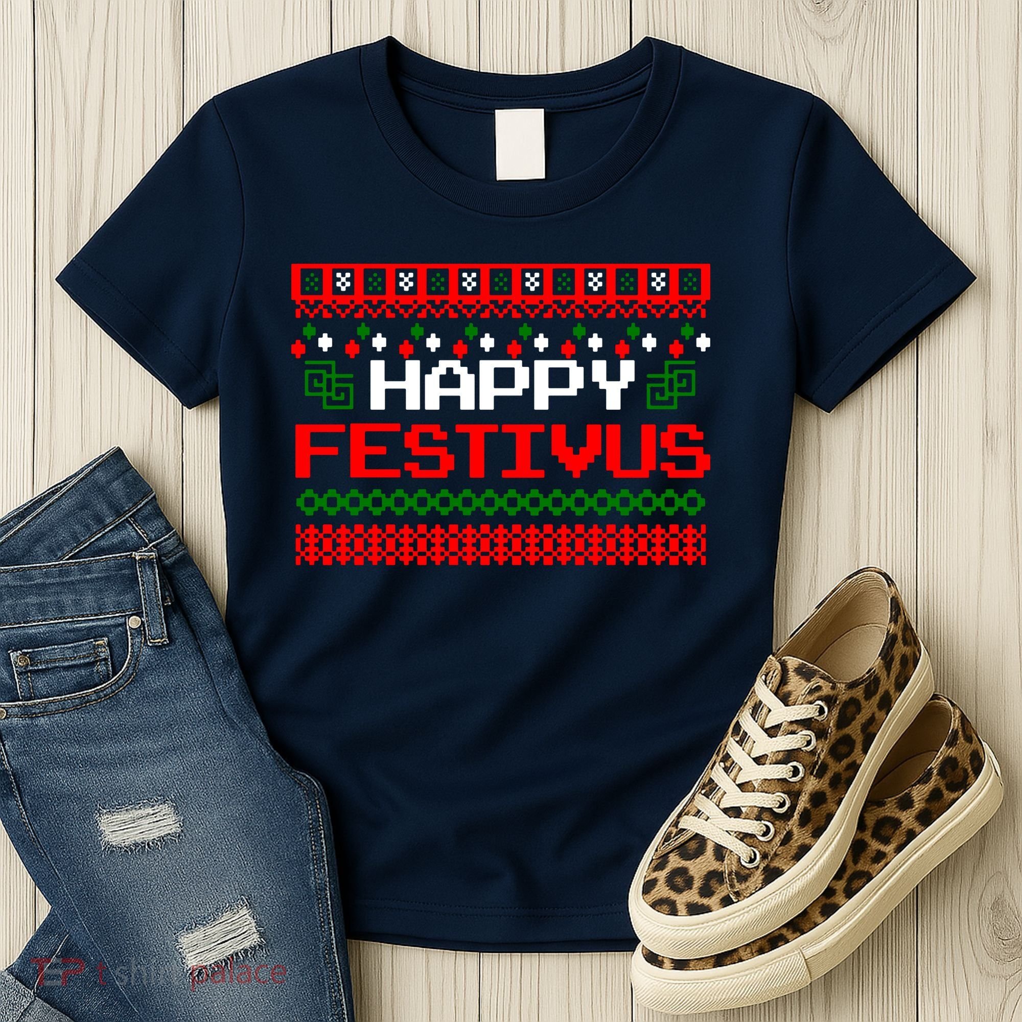 Happy Festivus Ugly Christmas Women's T-Shirt