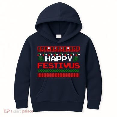 Happy Festivus Ugly Christmas Kids Hoodie