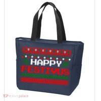 Happy Festivus Ugly Christmas Tote Bag thumb 3