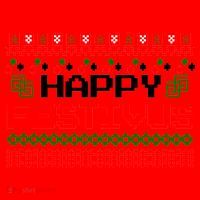 Happy Festivus Ugly Christmas Santa Hat thumb 1