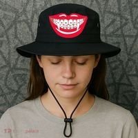 Halloween Funny Vampire Teeth Braces Orthodontist Dentist Cool Gift Bucket Hat thumb 3
