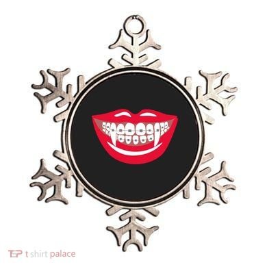 Halloween Funny Vampire Teeth Braces Orthodontist Dentist Cool Gift Ornament