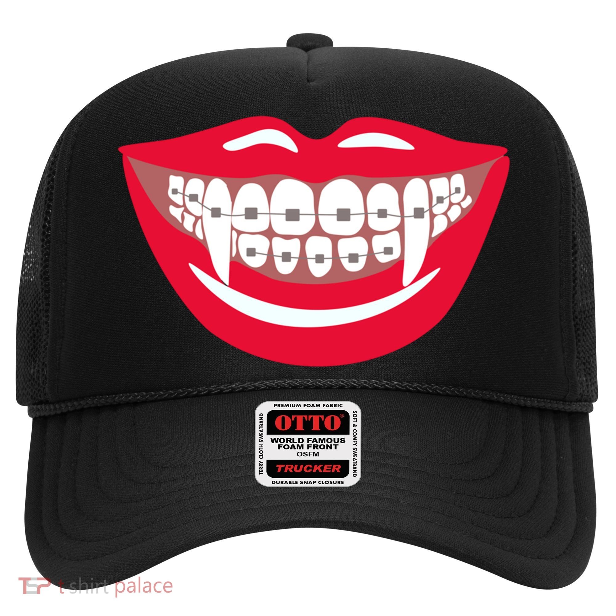 Halloween Funny Vampire Teeth Braces Orthodontist Dentist Cool Gift Hat