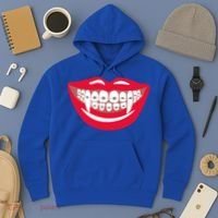 Halloween Funny Vampire Teeth Braces Orthodontist Dentist Cool Gift Hoodie thumb 3
