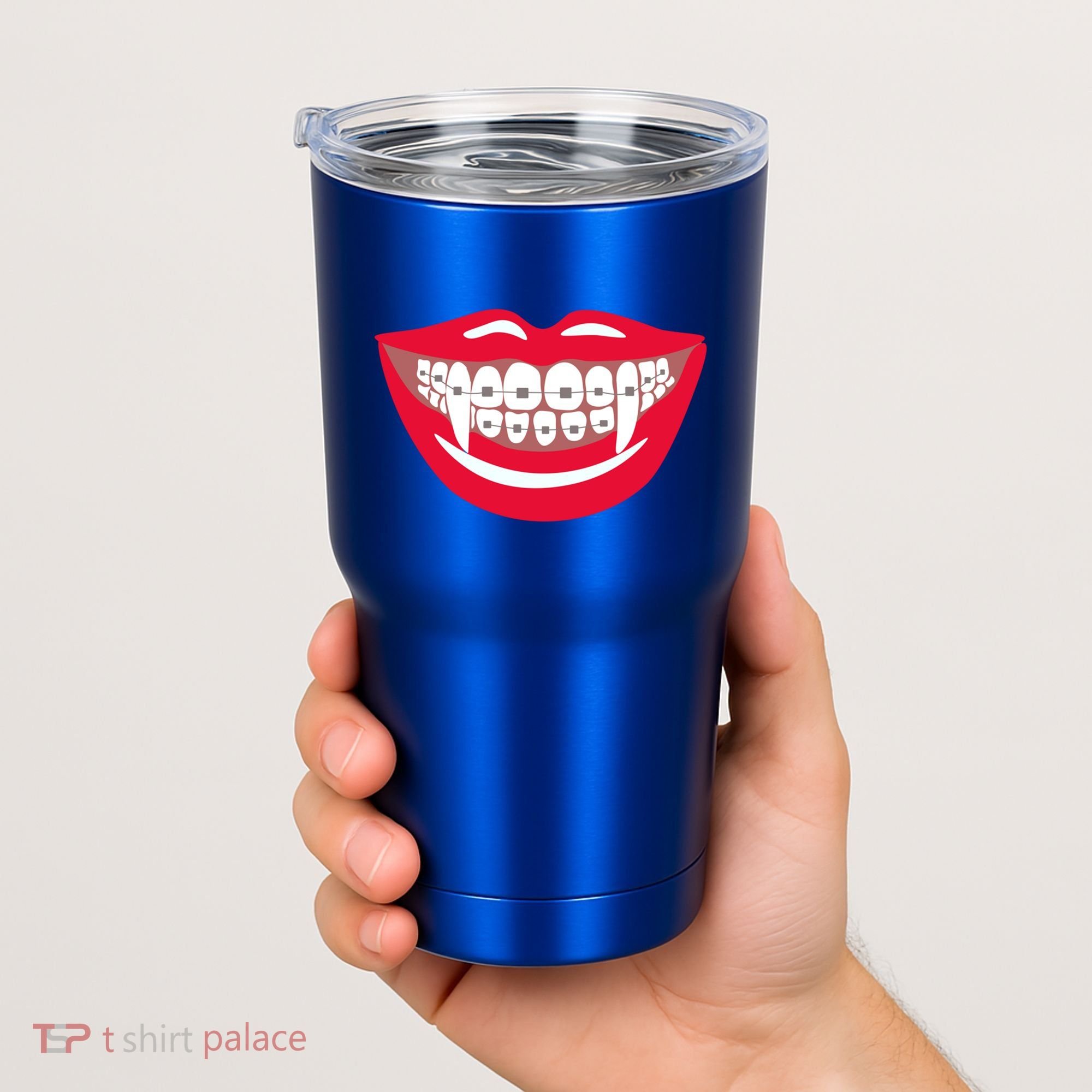 Halloween Funny Vampire Teeth Braces Orthodontist Dentist Cool Gift Tumbler