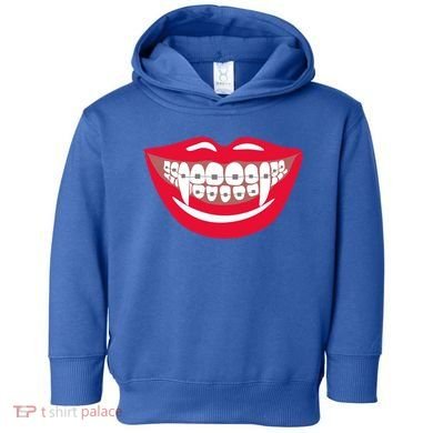 Halloween Funny Vampire Teeth Braces Orthodontist Dentist Cool Gift Toddler Hoodie