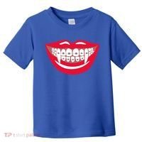 Halloween Funny Vampire Teeth Braces Orthodontist Dentist Cool Gift Toddler T-Shirt thumb 0