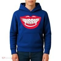 Halloween Funny Vampire Teeth Braces Orthodontist Dentist Cool Gift Kids Hoodie thumb 4