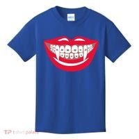 Halloween Funny Vampire Teeth Braces Orthodontist Dentist Cool Gift Kids T-Shirt thumb 0