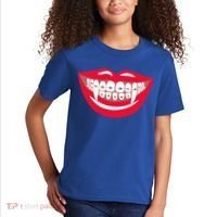 Halloween Funny Vampire Teeth Braces Orthodontist Dentist Cool Gift Kids T-Shirt thumb 2