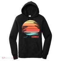 Hawaii Family Vacation Sunset Illustration Gift Women's Hoodie thumb 0