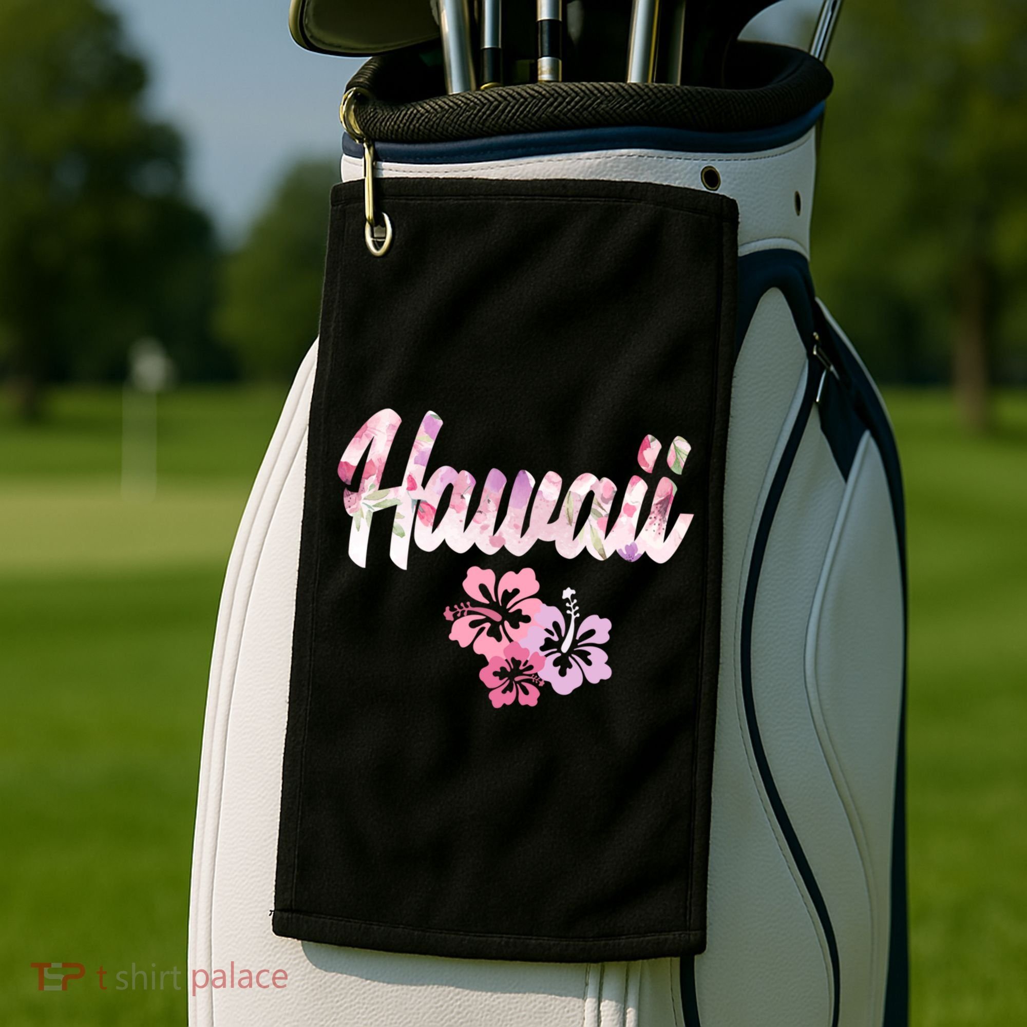 Hawaii Family Vacation Matching Gift Golf Towel