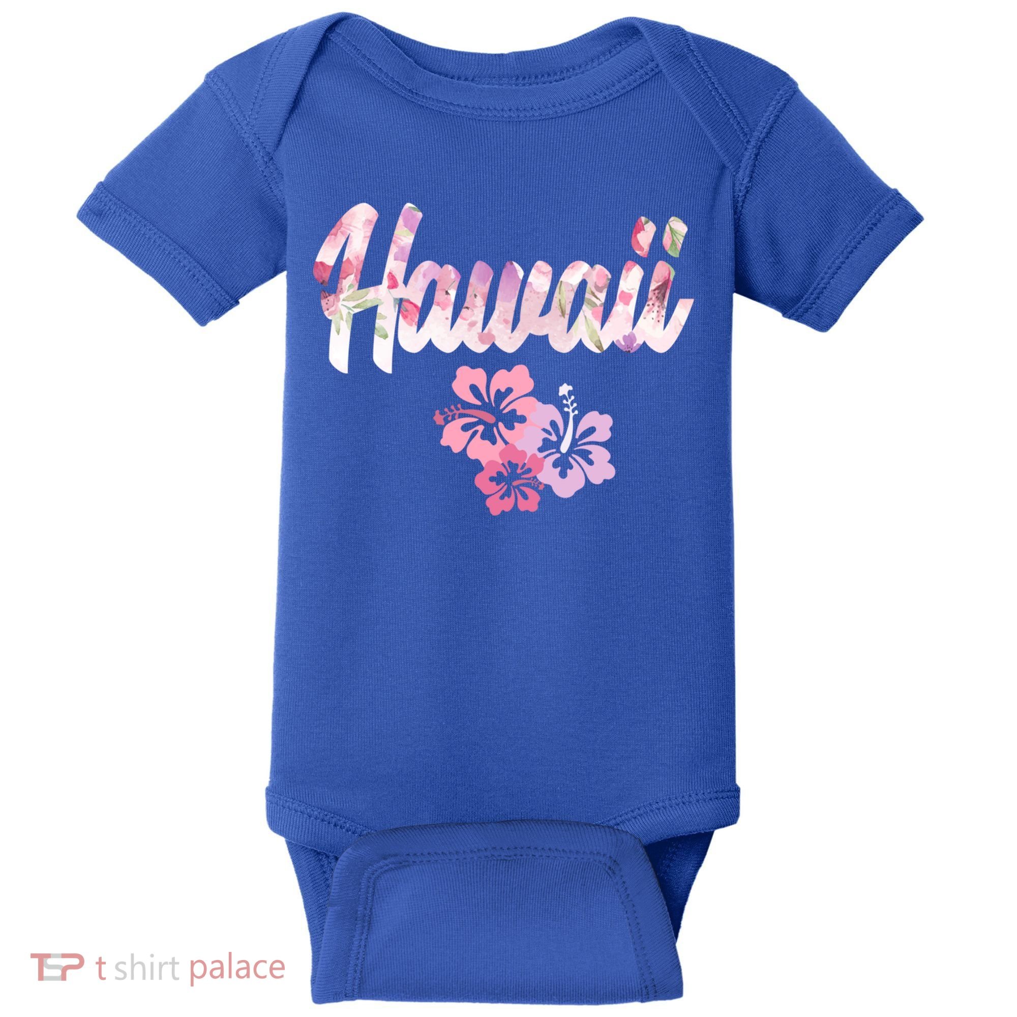 Hawaii Family Vacation Matching Gift Baby Bodysuit
