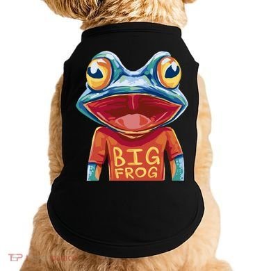 Happy Frog With Big Eyes Doggie Tank
