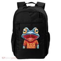 Happy Frog With Big Eyes Backpack thumb 0