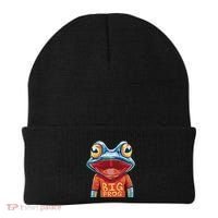 Happy Frog With Big Eyes Beanie thumb 0