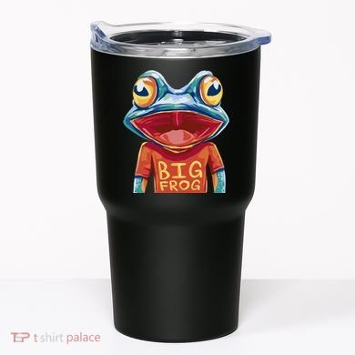 Happy Frog With Big Eyes Tumbler
