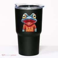 Happy Frog With Big Eyes Tumbler thumb 0