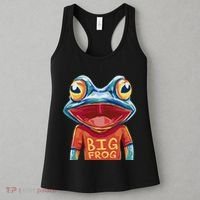 Happy Frog With Big Eyes Women's Tank Top thumb 3