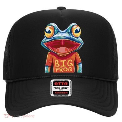 Happy Frog With Big Eyes Hat