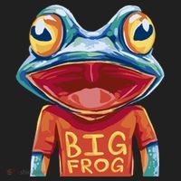Happy Frog With Big Eyes Hat thumb 2