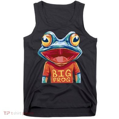 Happy Frog With Big Eyes Tank Top