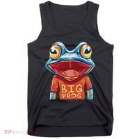 Happy Frog With Big Eyes Tank Top thumb 0