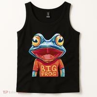 Happy Frog With Big Eyes Tank Top thumb 2