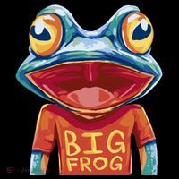 Happy Frog With Big Eyes Tank Top thumb 6