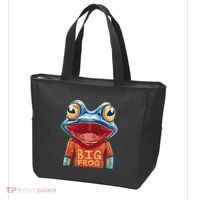 Happy Frog With Big Eyes Tote Bag thumb 3