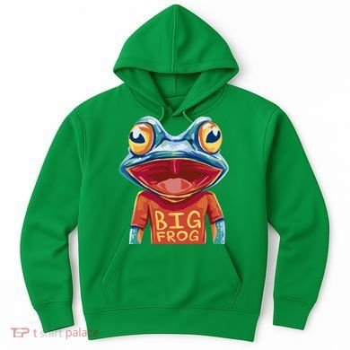 Happy Frog With Big Eyes Hoodie