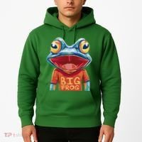 Happy Frog With Big Eyes Hoodie thumb 2