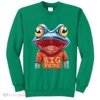 Happy Frog With Big Eyes Sweatshirt thumb 0