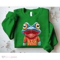 Happy Frog With Big Eyes Sweatshirt thumb 2