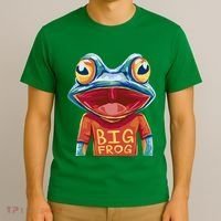 Happy Frog With Big Eyes T-Shirt thumb 3