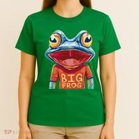 Happy Frog With Big Eyes T-Shirt thumb 4