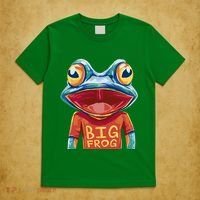 Happy Frog With Big Eyes T-Shirt thumb 5