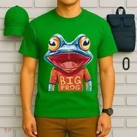 Happy Frog With Big Eyes T-Shirt thumb 6